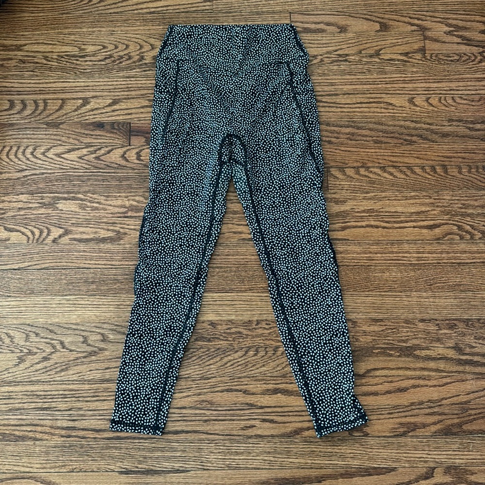 BuffBunny Rosa Pocket Leggings Bossy Print High Rise Workout Gym Leggings